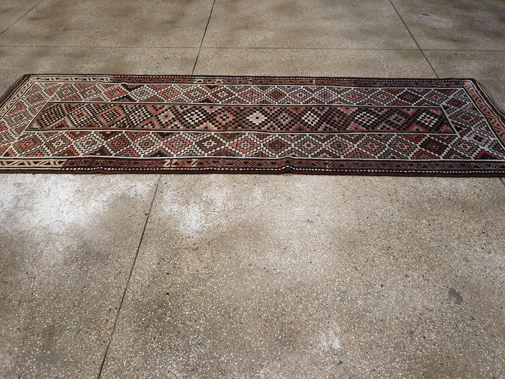 Antique Persian Kurdish Runner, No.9526 - Gsblank