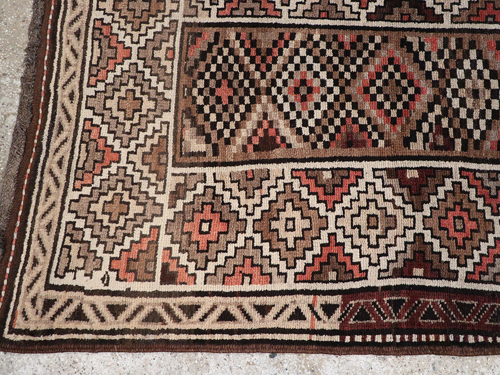 Antique Persian Kurdish Runner, No.9526 - Gsblank