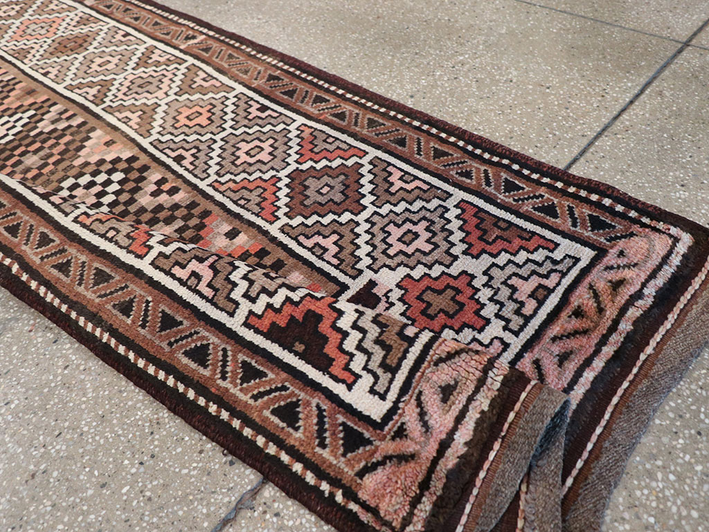 Antique Persian Kurdish Runner, No.9526 - Gsblank