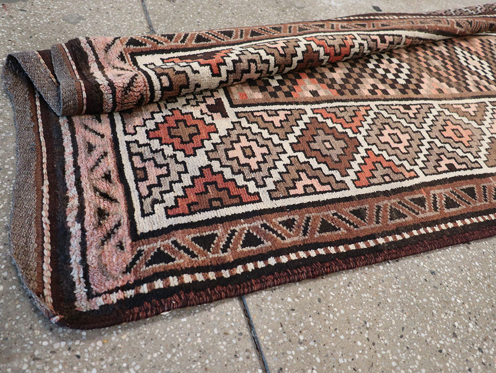 Antique Persian Kurdish Runner, No.9526 - Gsblank