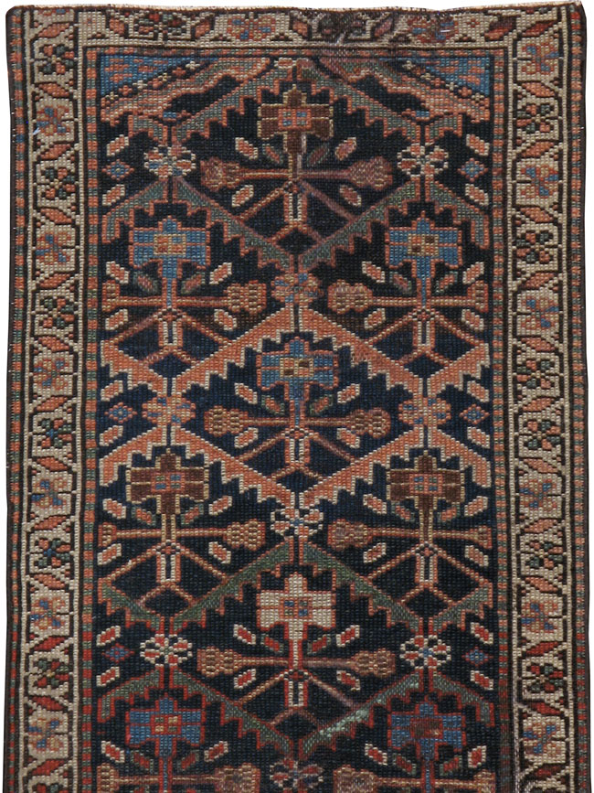 Antique Persian Kurdish Runner, No.9530 - Gsblank