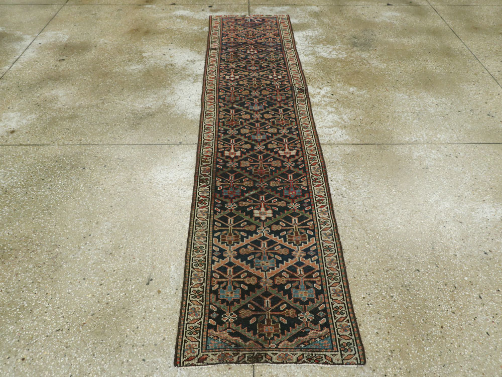 Antique Persian Kurdish Runner, No.9530 - Gsblank
