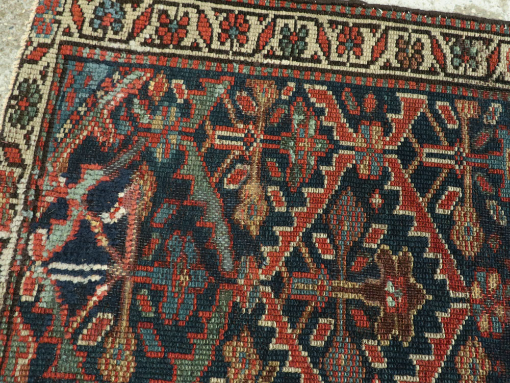 Antique Persian Kurdish Runner, No.9530 - Gsblank