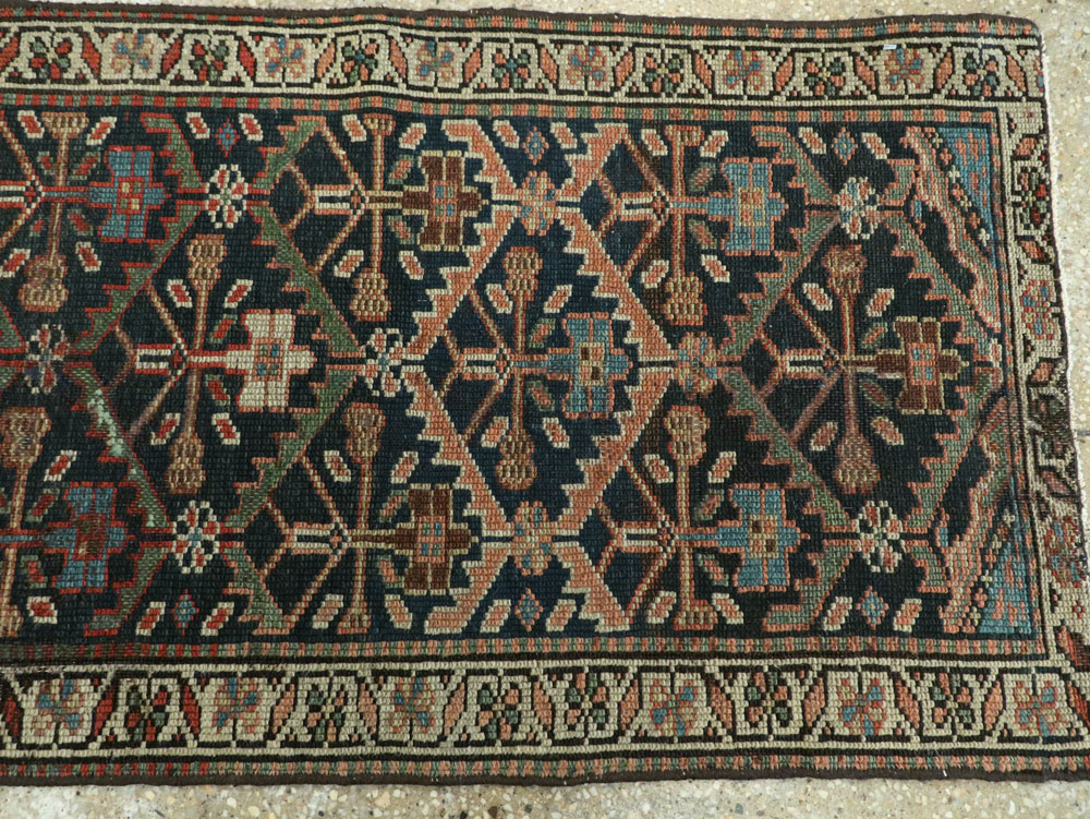 Antique Persian Kurdish Runner, No.9530 - Gsblank