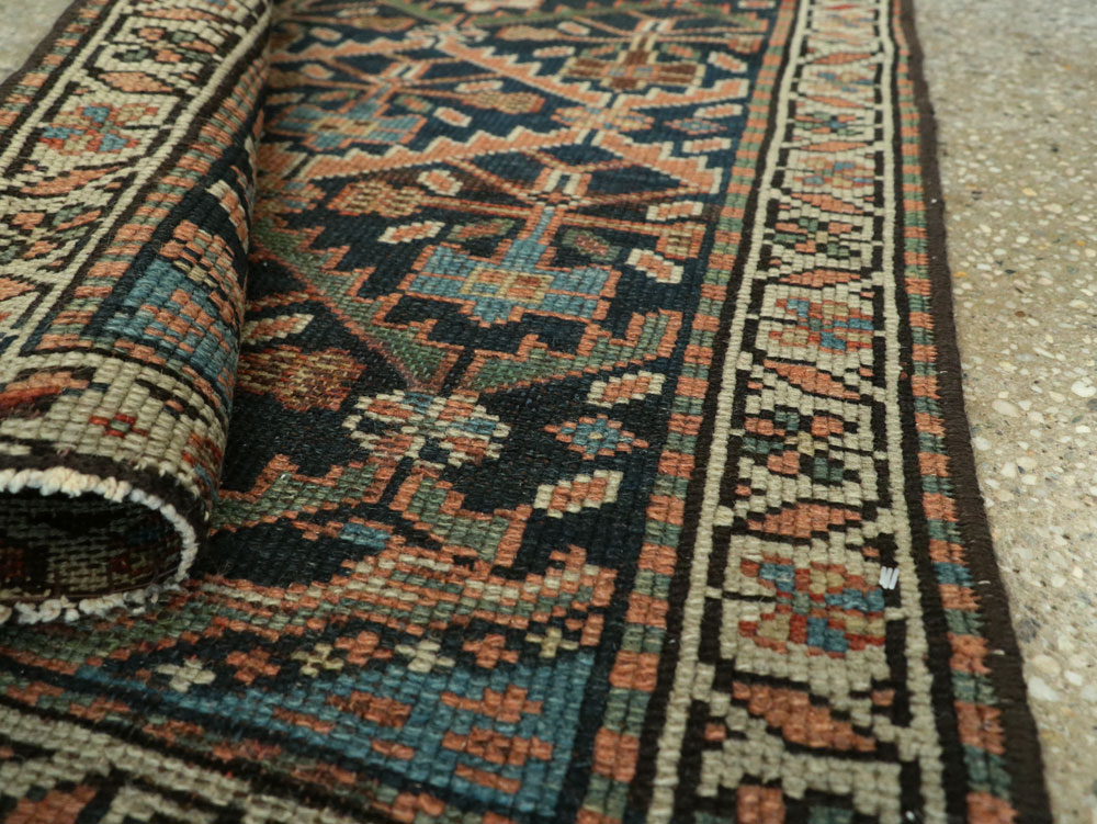 Antique Persian Kurdish Runner, No.9530 - Gsblank