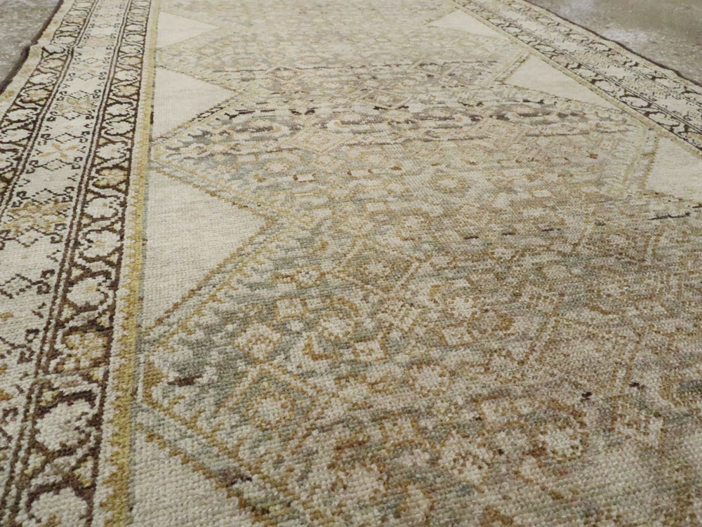 Antique Persian Malayer Runner, No.9542 - Gsblank
