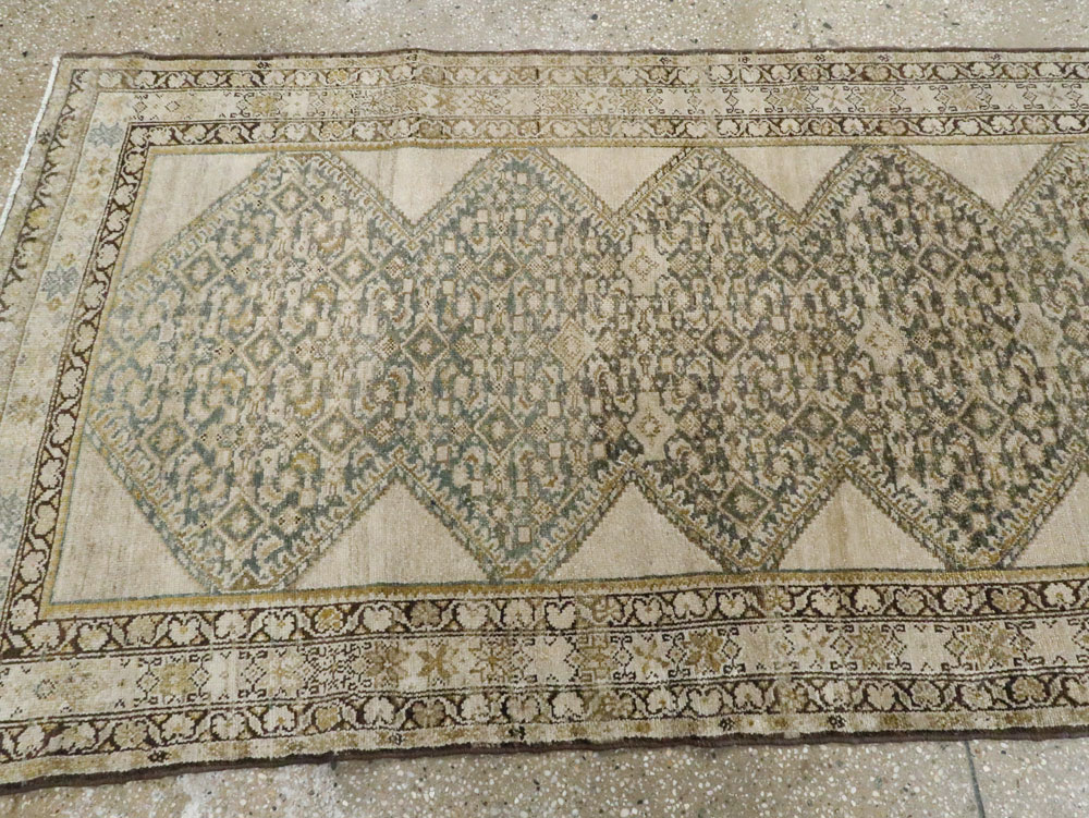 Antique Persian Malayer Runner, No.9542 - Gsblank