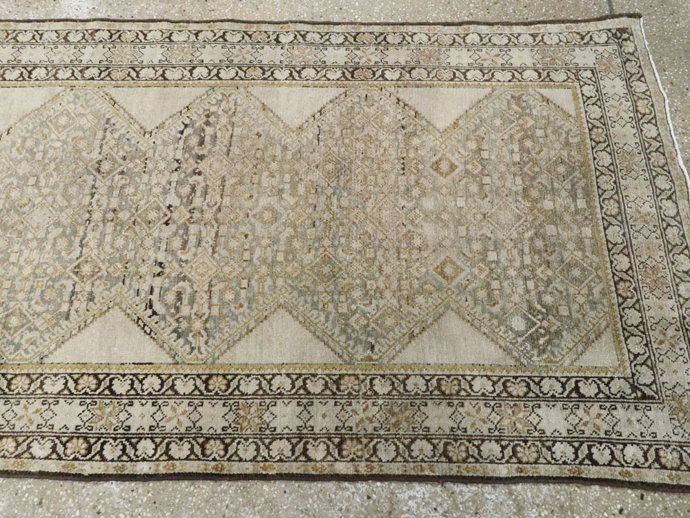 Antique Persian Malayer Runner, No.9542 - Gsblank