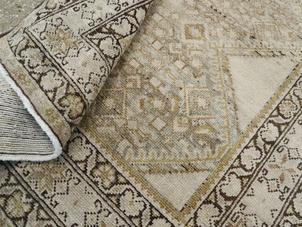 Antique Persian Malayer Runner, No.9542 - Gsblank
