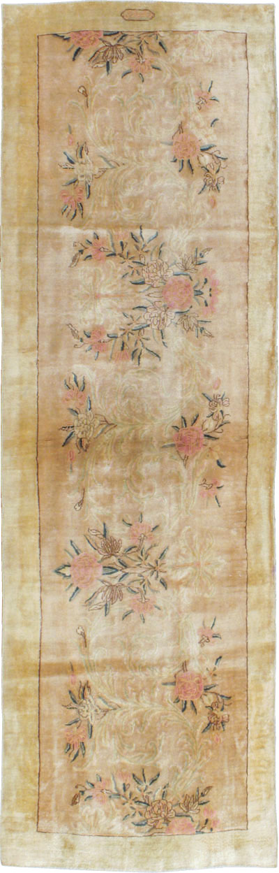 Antique Persian Kerman Runner, No.9551 - Gsblank