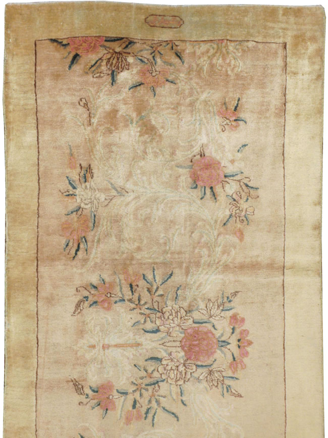 Antique Persian Kerman Runner, No.9551 - Gsblank