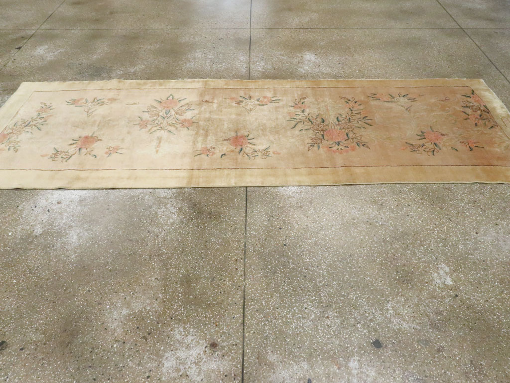 Antique Persian Kerman Runner, No.9551 - Gsblank