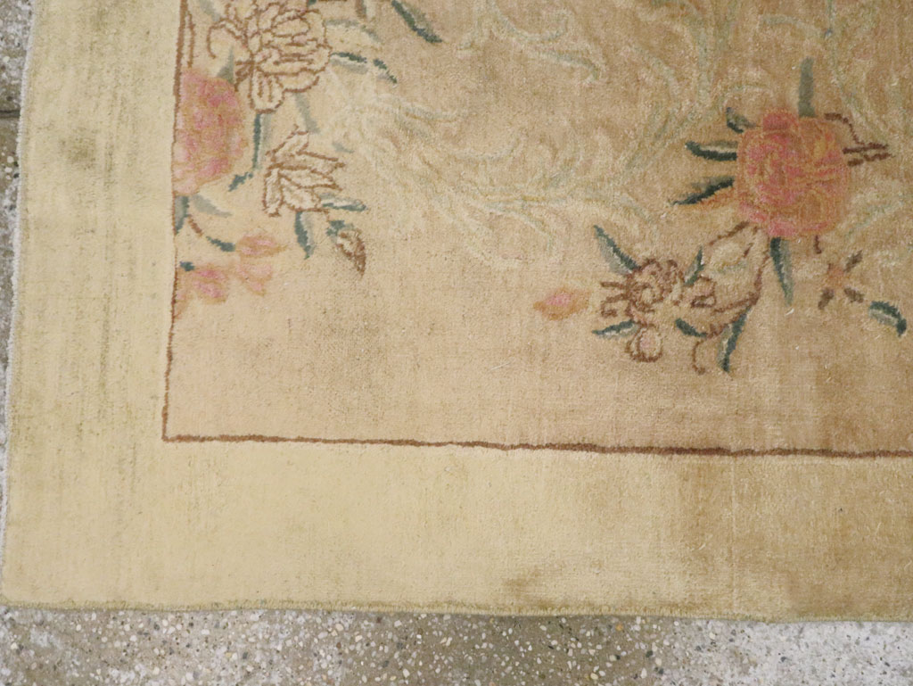 Antique Persian Kerman Runner, No.9551 - Gsblank