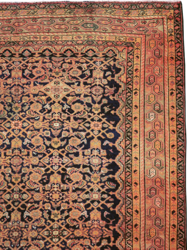 Antique Persian Malayer Gallery Carpet, No.9577 - Gsblank