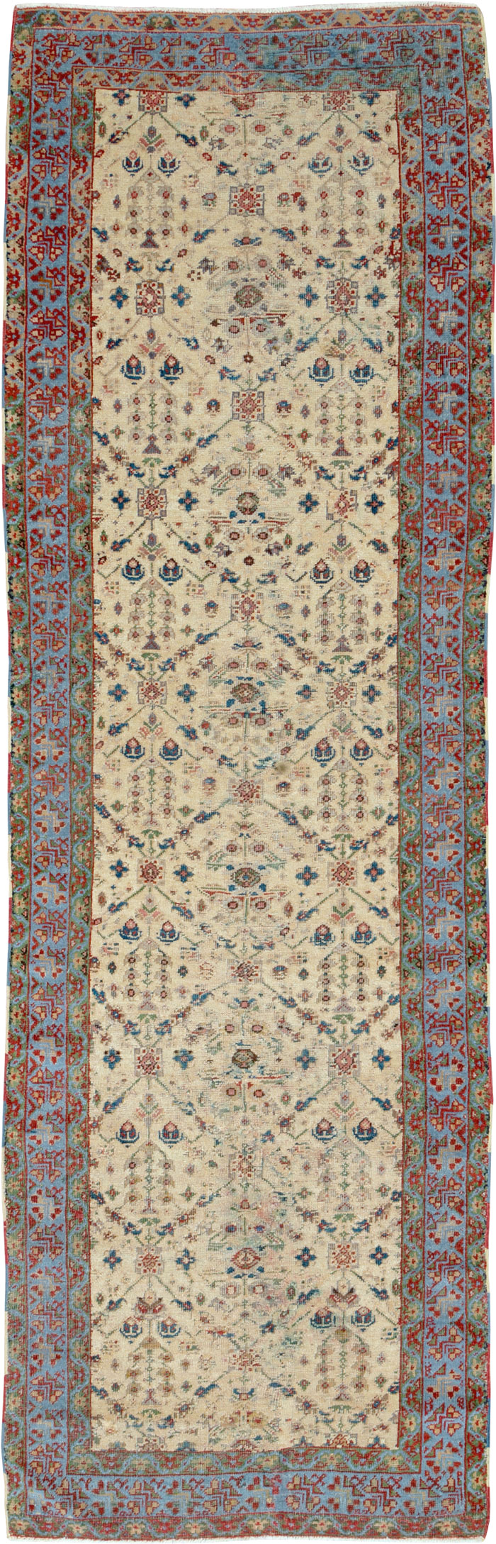 Antique Persian Mahal Runner, No.9585 - Gsblank