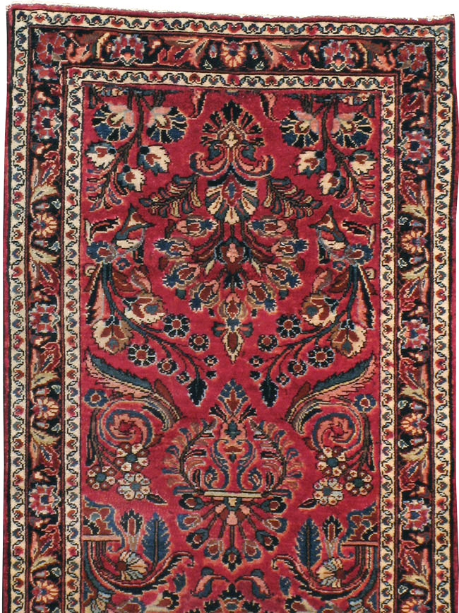 Antique Persian Lilihan Long Runner, No.9596 - Gsblank