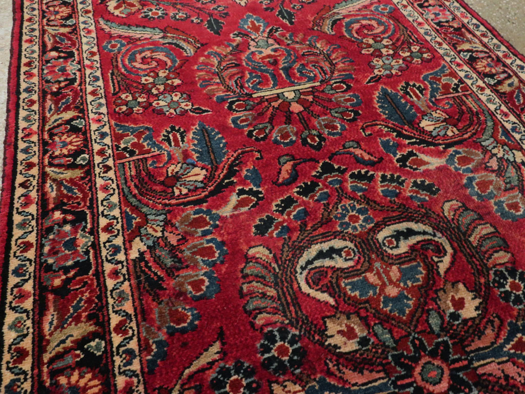 Antique Persian Lilihan Long Runner, No.9596 - Gsblank