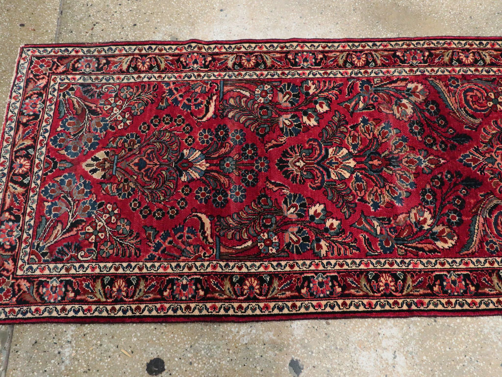 Antique Persian Lilihan Long Runner, No.9596 - Gsblank