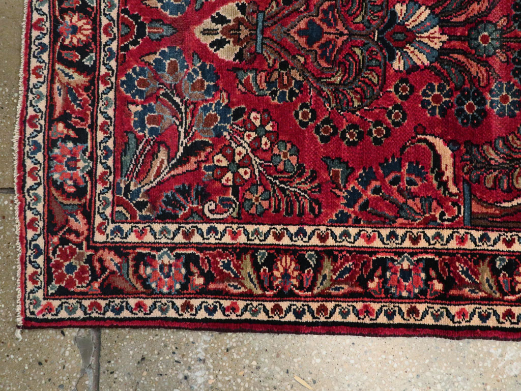 Antique Persian Lilihan Long Runner, No.9596 - Gsblank