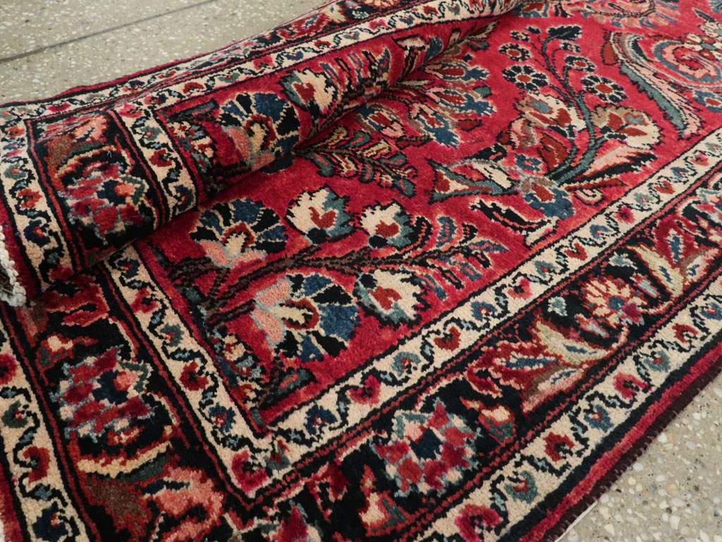 Antique Persian Lilihan Long Runner, No.9596 - Gsblank