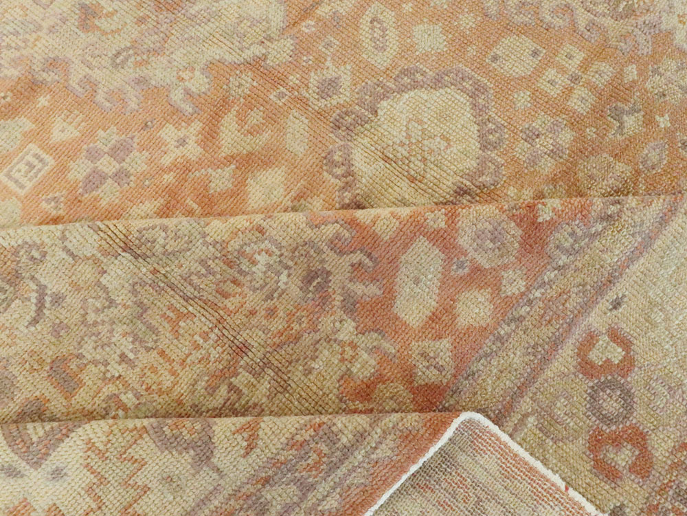 Antique Oushak Square Carpet, No.9603 - Gsblank
