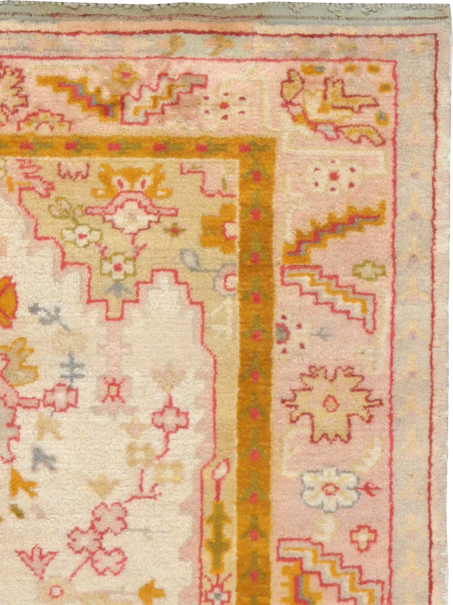 Antique Turkish Oushak Rug, No.9640 - Gsblank