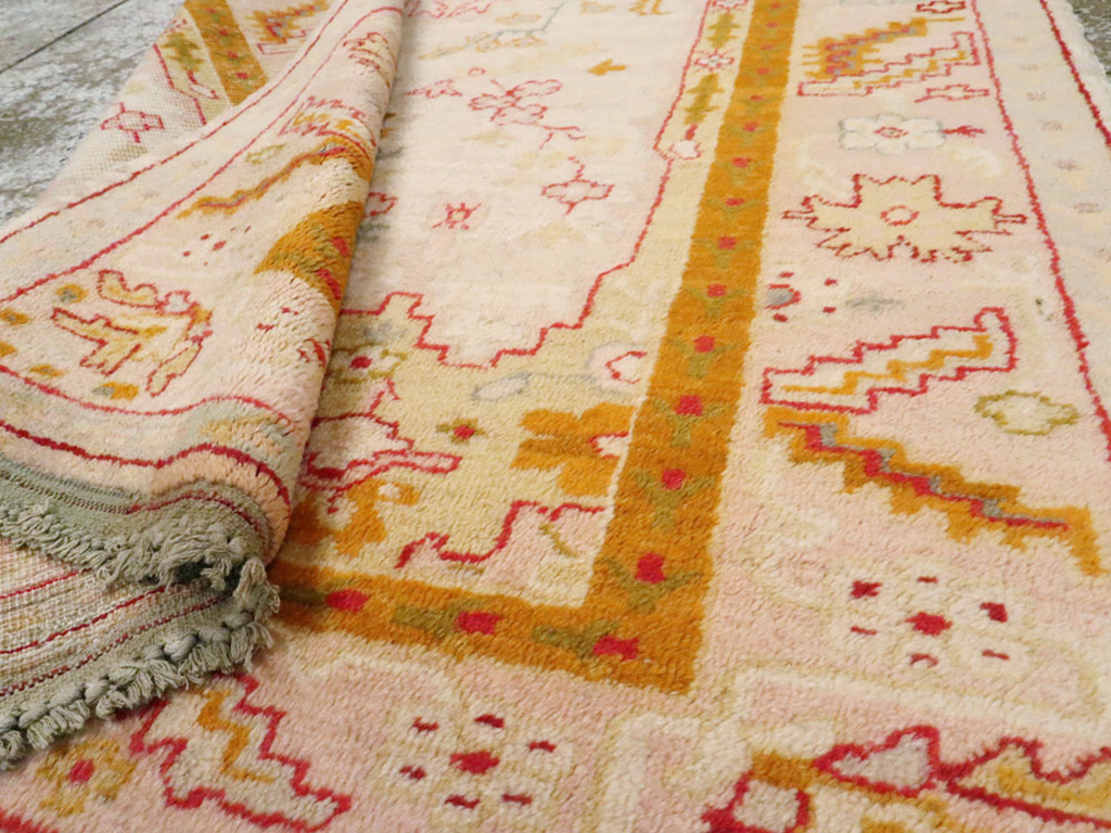 Antique Turkish Oushak Rug, No.9640 - Gsblank