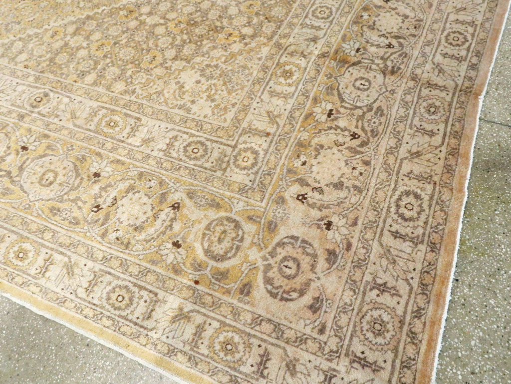 Antique Persian Tabriz Carpet, No.9669 - Gsblank
