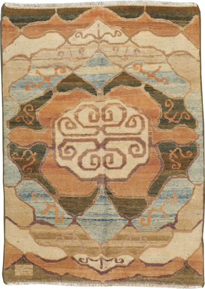 Vintage Indian Lahore Rug, No.9725 - Gsblank