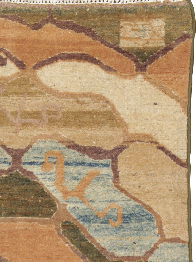 Vintage Indian Lahore Rug, No.9725 - Gsblank