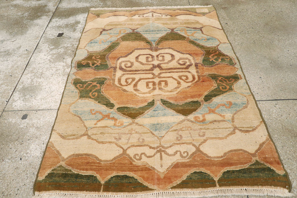 Vintage Indian Lahore Rug, No.9725 - Gsblank