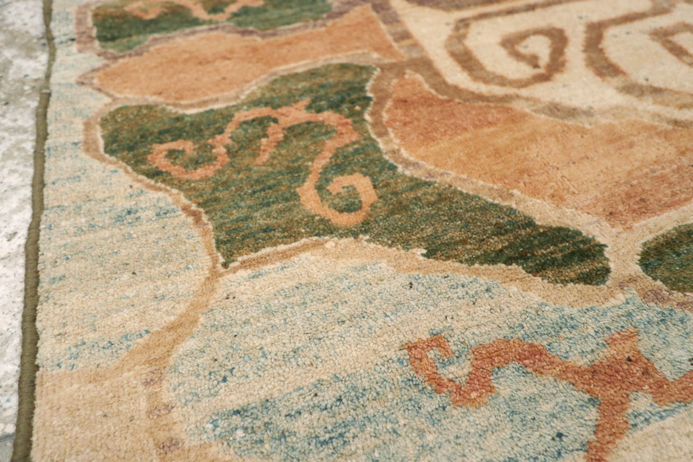 Vintage Indian Lahore Rug, No.9725 - Gsblank