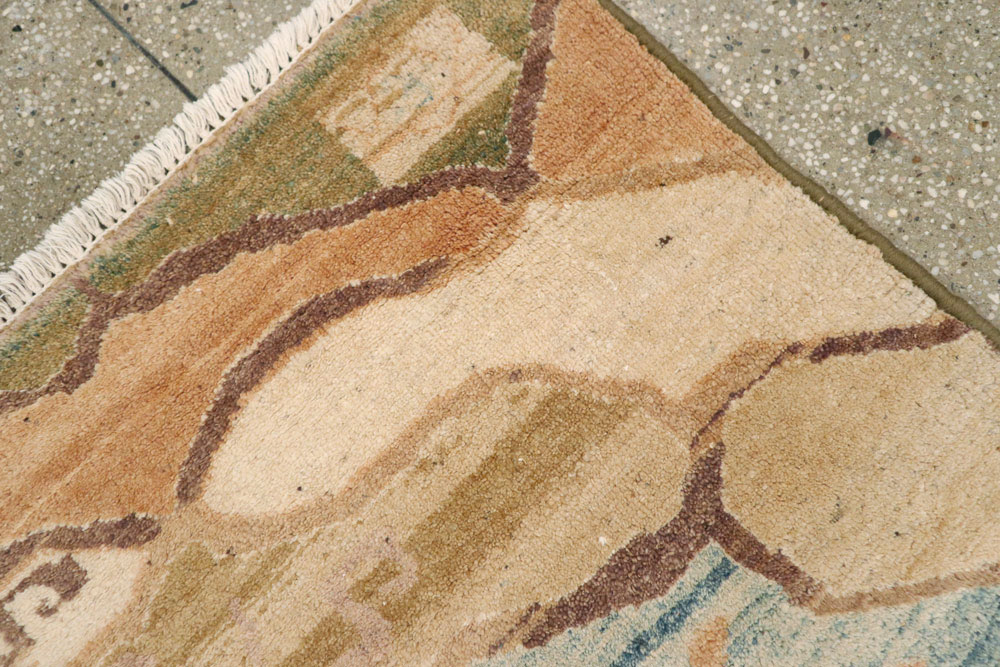 Vintage Indian Lahore Rug, No.9725 - Gsblank