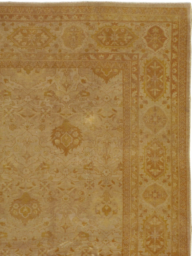 Antique Indian Lahore Square Carpet, No.9726 - Gsblank