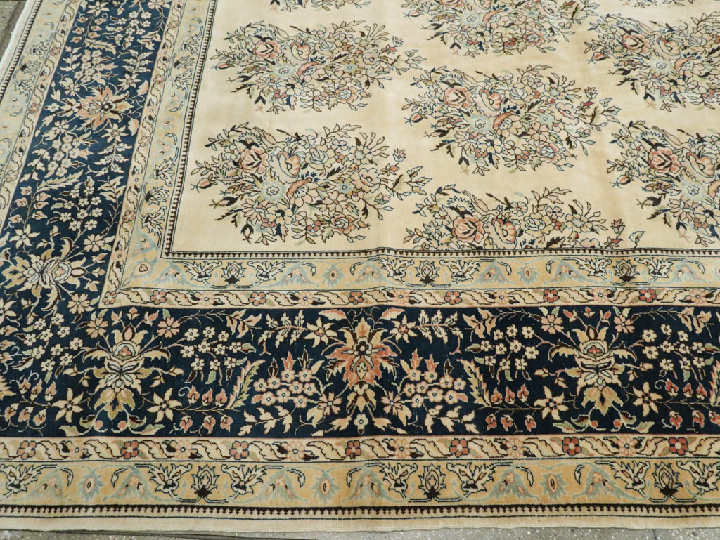 Semi-Antique Tabriz Carpet, No.9735 - Gsblank