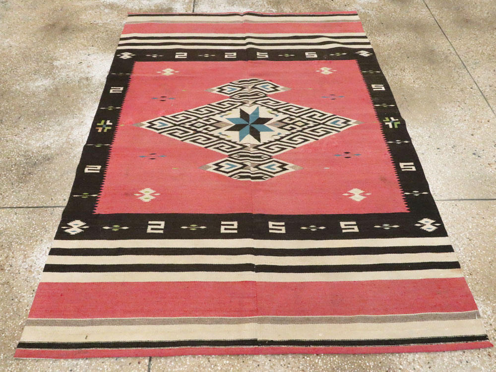 Vintage Navajo Kilim, No.9778 - Gsblank