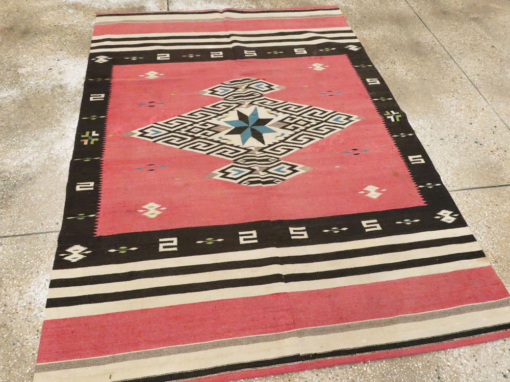 Vintage Navajo Kilim, No.9778 - Gsblank