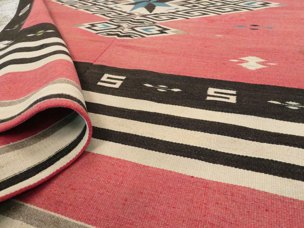 Vintage Navajo Kilim, No.9778 - Gsblank