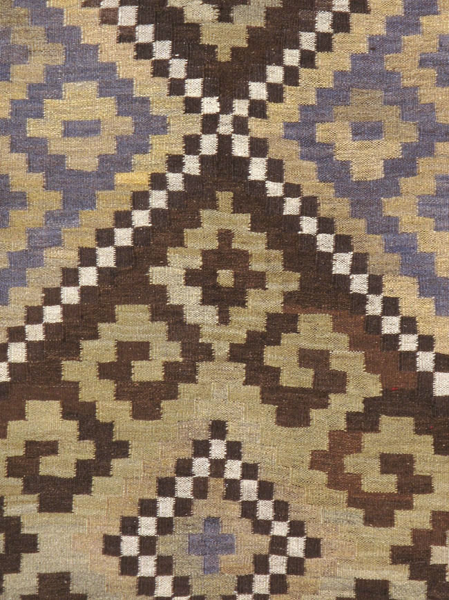 Vintage Scandinavian Flatweave Kilim Runner, No.9812 - Gsblank