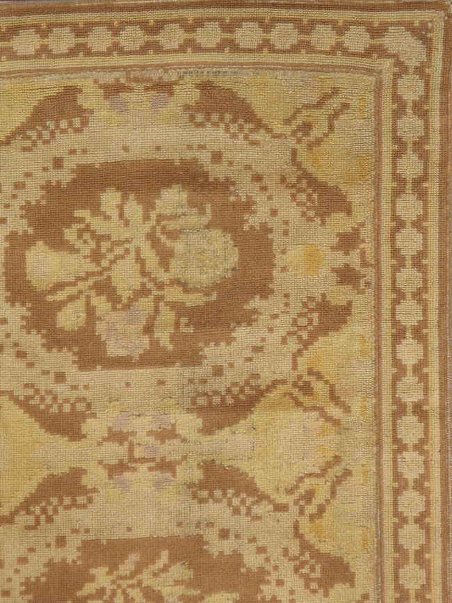 Vintage Portuguese Needlepoint Rug, No.9826 - Gsblank