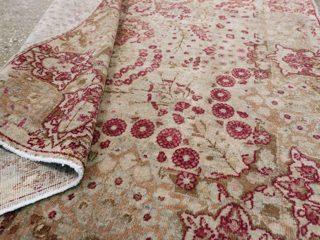 Antique Persian Lavar Kerman Rug, No.9830 - Gsblank