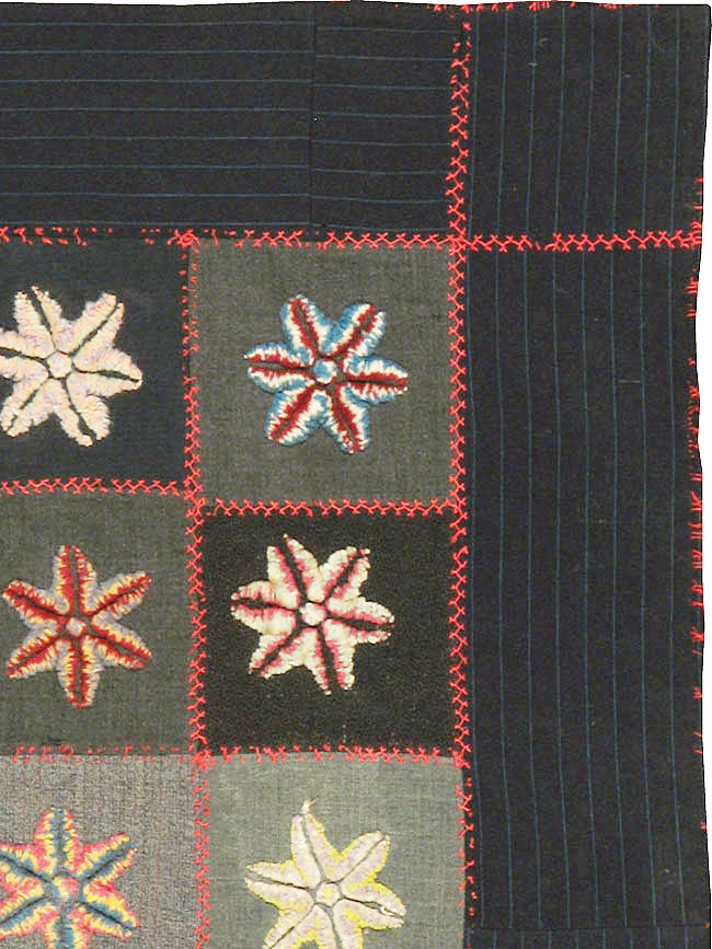 Antique American Embroidered Quilt, No.9865 - Gsblank