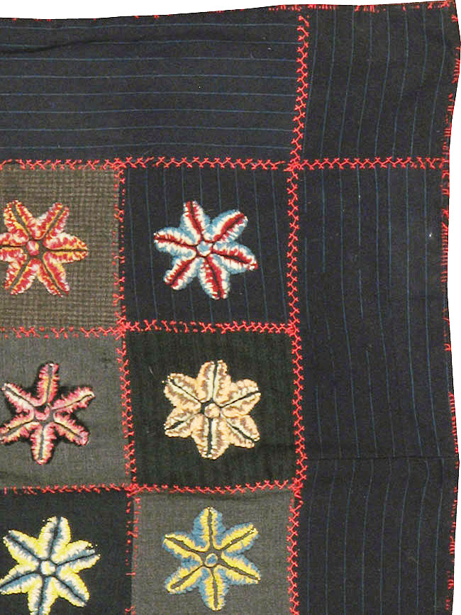 Antique American Embroidered Quilt, No.9865 - Gsblank