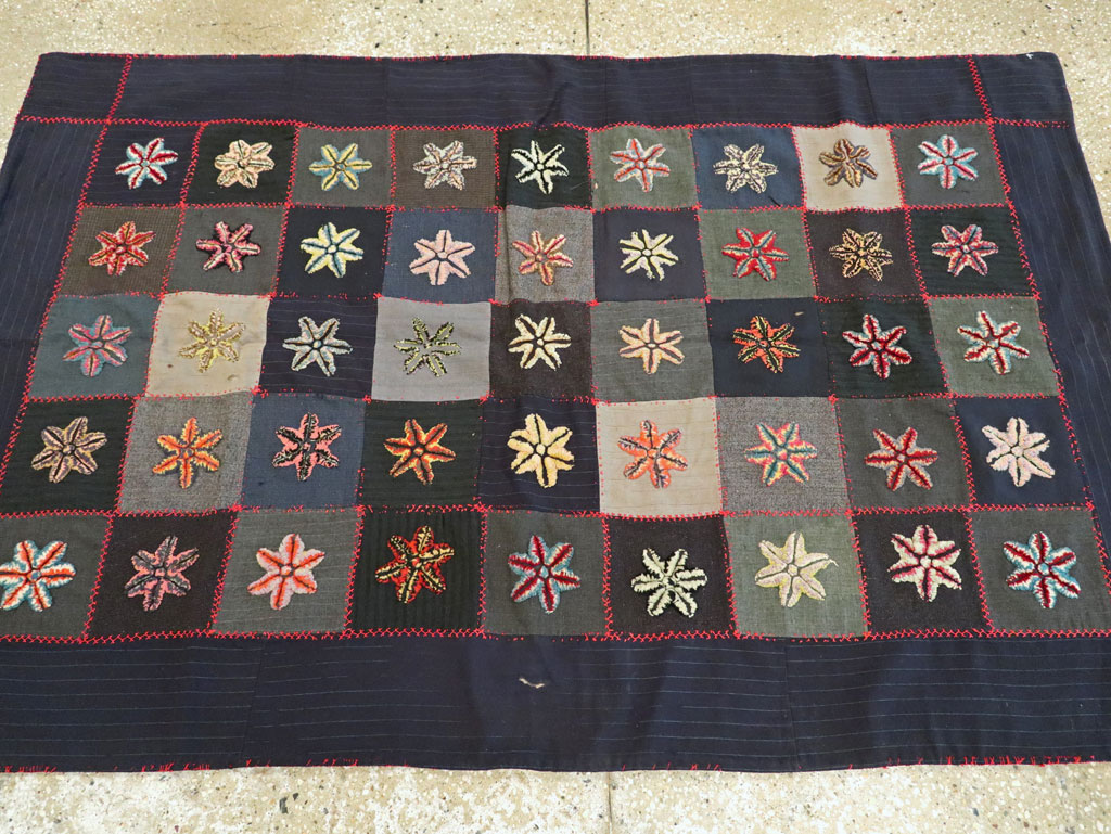 Antique American Embroidered Quilt, No.9865 - Gsblank
