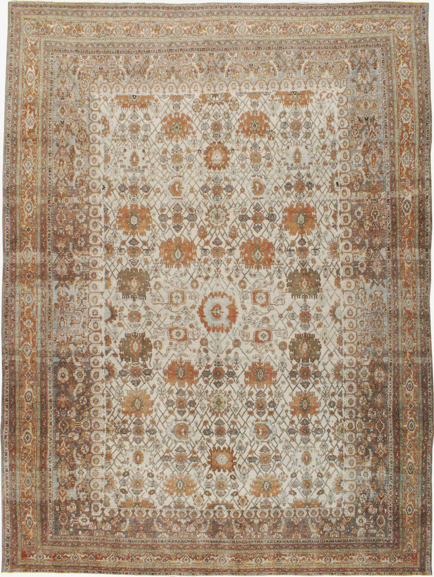 Antique Persian Bibikabad Carpet, No.9877 - Gsblank