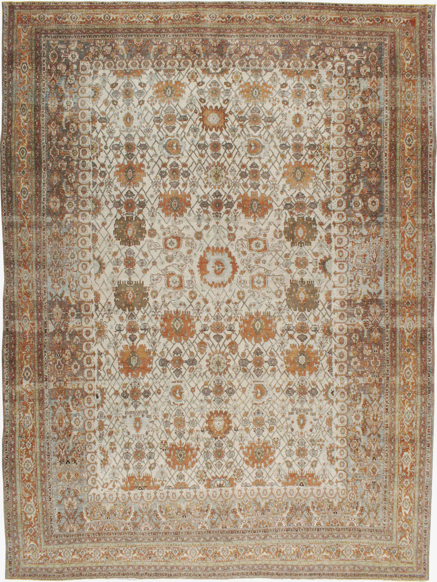 Antique Persian Bibikabad Carpet, No.9877 - Gsblank