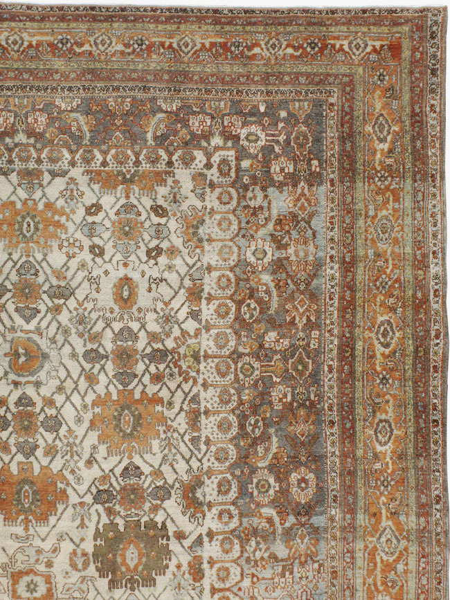Antique Persian Bibikabad Carpet, No.9877 - Gsblank