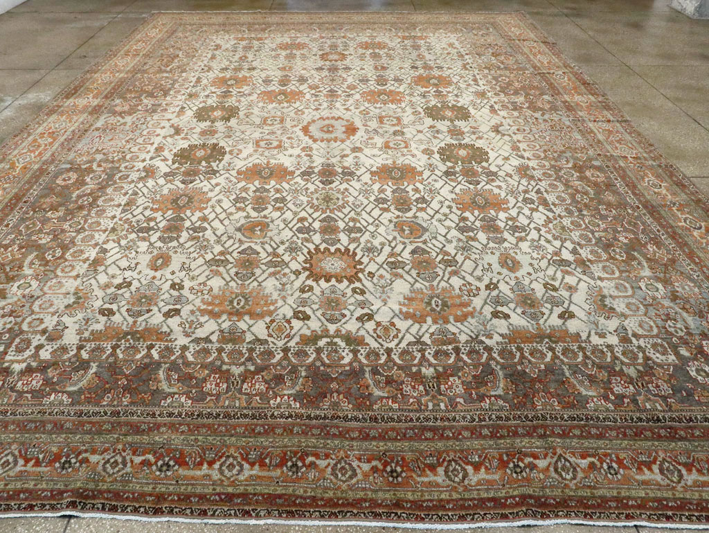 Antique Persian Bibikabad Carpet, No.9877 - Gsblank