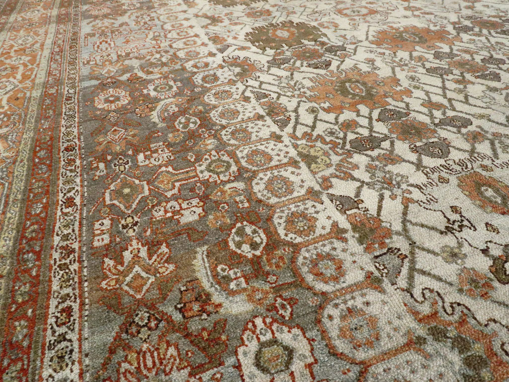 Antique Persian Bibikabad Carpet, No.9877 - Gsblank