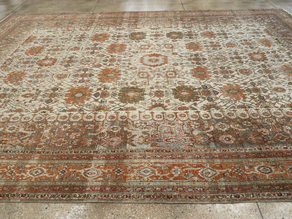 Antique Persian Bibikabad Carpet, No.9877 - Gsblank